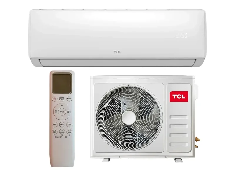 TCL Elite 3,5 kW oldalfali split klíma szett beltéri és kültéri egységgel, távirányítóval